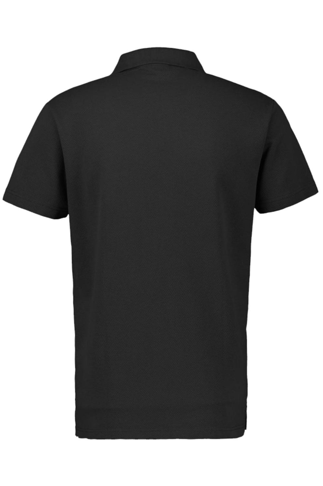 POLO IN ZACHTE WAFELPIQUE KWALITEIT 2543204 290 black